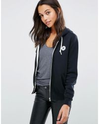 black converse hoodie womens