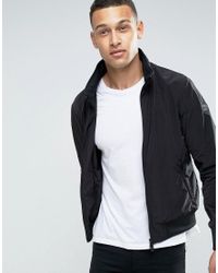 armani black bomber jacket