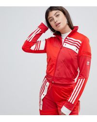 danielle cathari deconstructed track top in black by adidas
