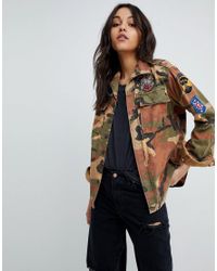 replay army jacket