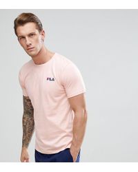 fila t shirt mens pink