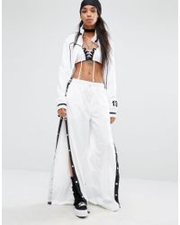 PUMA Synthetic Fenty X By Rihanna Track Pants With Side Poppers - White -  Lyst