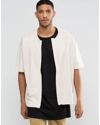 short sleeve bomber jacket