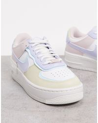 Air - Force 1 Shadow - Sneakers pastelloNike in Gomma di colore Bianco |  Lyst