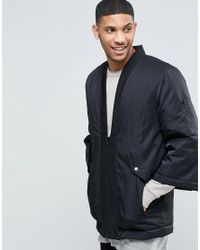 kimono bomber jacket