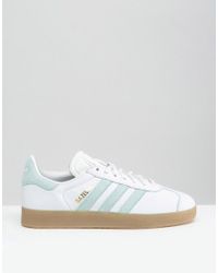gazelle white gum sole