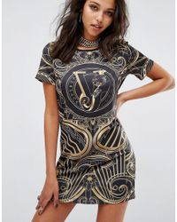 versace tshirt dress