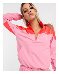 pink under armour jacket