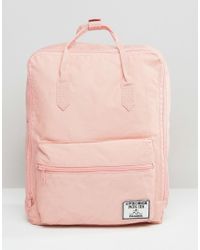 pink square backpack