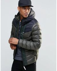 attacc quilted hooded jacket