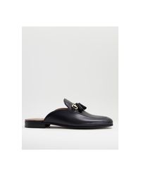 Base london - mocassini a sabot neri-nero - Stileo.it