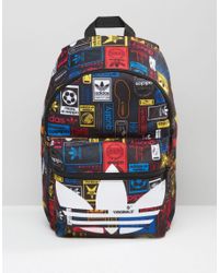 adidas colourful backpack
