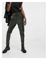 ONLY Corduroy Broek in het Groen - Lyst
