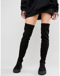 ASOS Kali Creeper Over The Knee Boots 