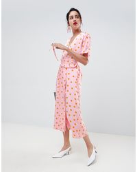 elsie wrap dress gestuz