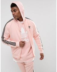 adidas pink tracksuit mens