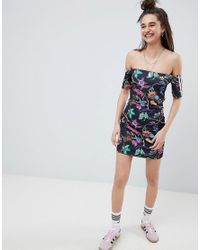 adidas floral dress