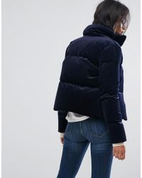 candy velvet down jacket