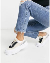 deva leather women's trainers