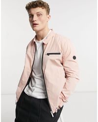 pink harrington jacket