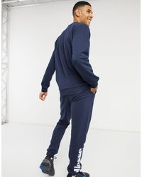 Ellesse Sweatshirt \u0026 jogger Set in Navy 