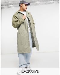 collusion parka jacket in black