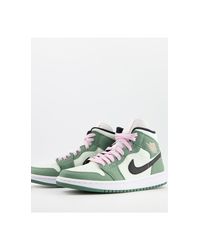 Air - 1 mid se - sneakers alte menta e dutchNike in Gomma di colore Verde |  Lyst