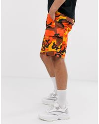 vintage camo cargo shorts
