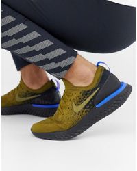 Nike – Epic React – Sneaker aus Flyknit in Grün für Herren | Lyst AT