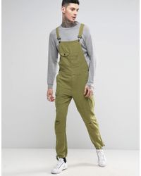 beige dungarees mens