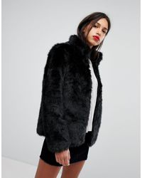 vero moda faux shearling jacket