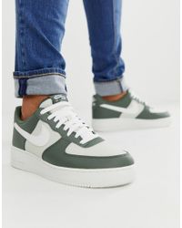 Zapatillas en verde/color hueso Air Force 1 '07 Nike de Lona de color Verde  para hombre | Lyst