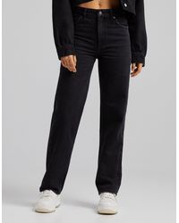 Bershka Straight-leg jeans for Women - Up to 62% off at Lyst.com