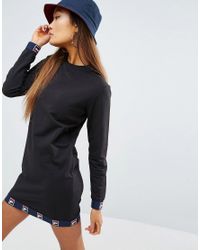 fila black dress