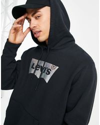 levis white hoodie mens