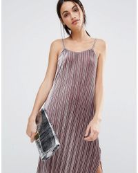 Yoki Fashion Metallic Yoki Faux Croc Clutch Bag