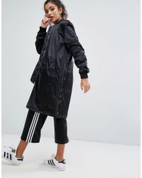 adidas originals popper bomber jacket in black