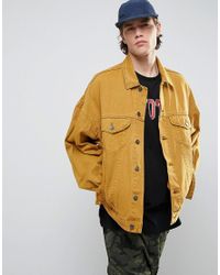 vintage oversized denim jacket mens