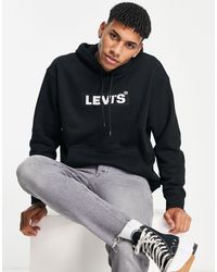 levis white hoodie mens