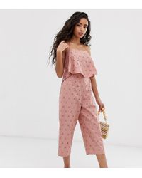 jumpsuit with crop top layer