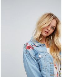 cropped denim jacket bershka
