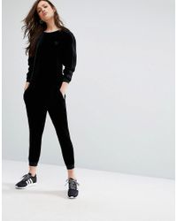 adidas velvet jumpsuit