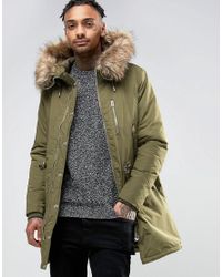 pull and bear parka jacket