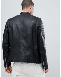 boss jaysee leather jacket