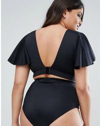 flutter sleeve tankini