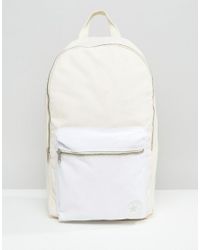 Converse Canvas Backpack In Off White 