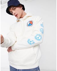 Luv the world capsule - felpa con cappuccio bianca con logo sul retroTommy  Hilfiger in Denim da Uomo colore Bianco | Lyst