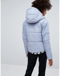 nike short padded jacket with branded waistband