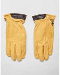 timberland leather gloves mens