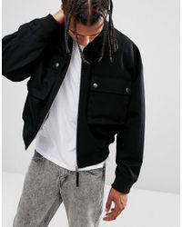 oversized harrington jacket